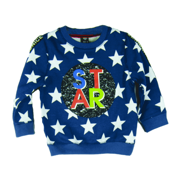Blue Star Blue Sweatshirt for Kids