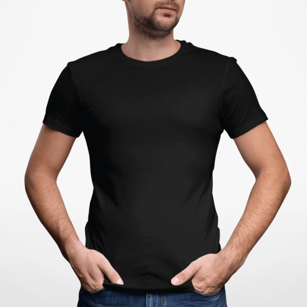 Basic Plain T-Shirt for Men - Image 3
